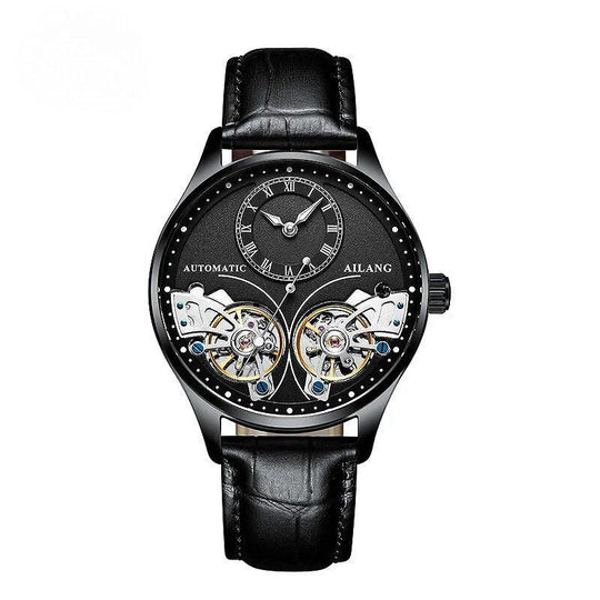 Dobbelt Tourbillon Luminøs Mekanisk Ur