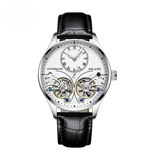 Dobbelt Tourbillon Luminøs Mekanisk Ur