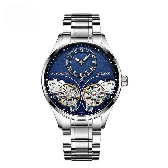 Dobbelt Tourbillon Luminøs Mekanisk Ur