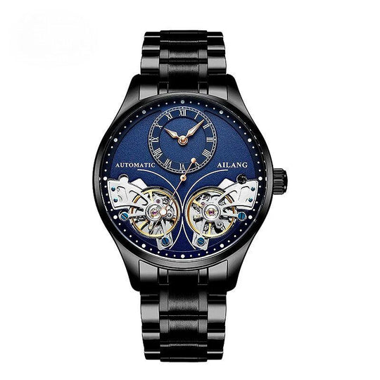 Dobbelt Tourbillon Luminøs Mekanisk Ur