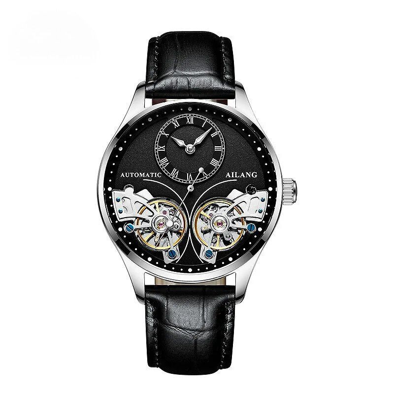 Dobbelt Tourbillon Luminøs Mekanisk Ur