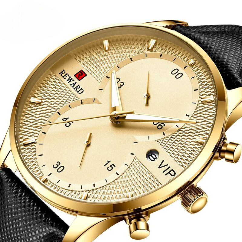 Luksus Kronograf Holdbar Kvarts Ur