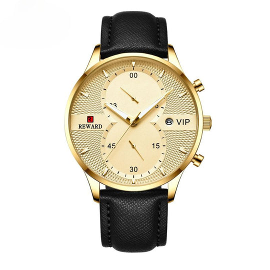 Luksus Kronograf Holdbar Kvarts Ur