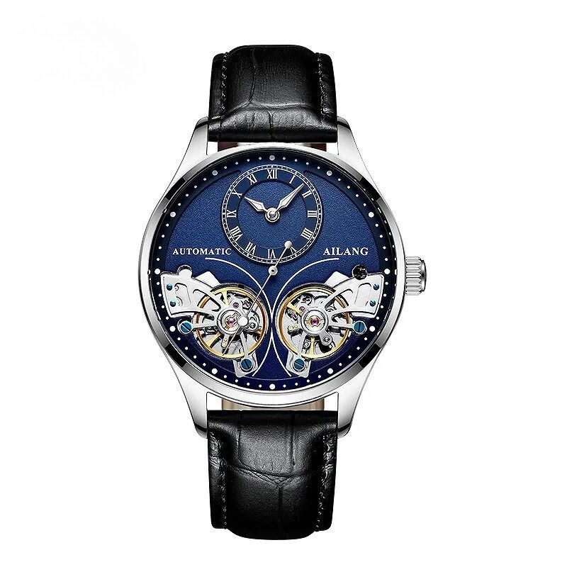 Dobbelt Tourbillon Luminøs Mekanisk Ur