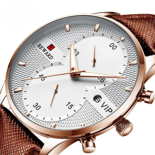 Luksus Kronograf Holdbar Kvarts Ur
