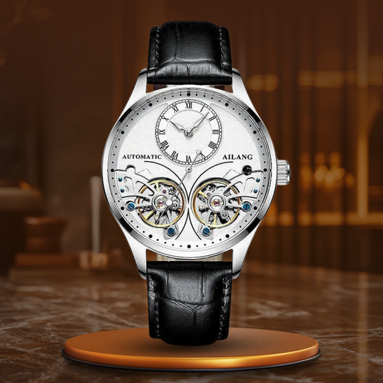 Dobbelt Tourbillon Luminøs Mekanisk Ur