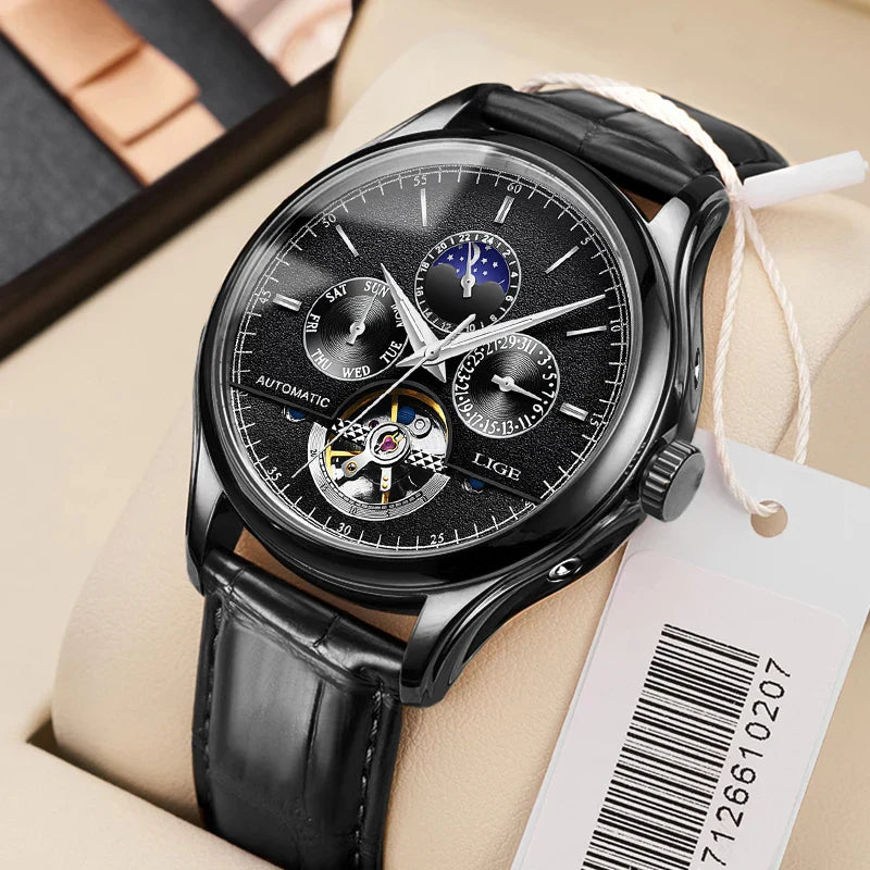 Automatisk mekanisk tourbillon ur