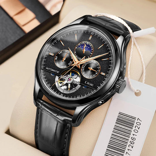 Automatisk mekanisk tourbillon ur