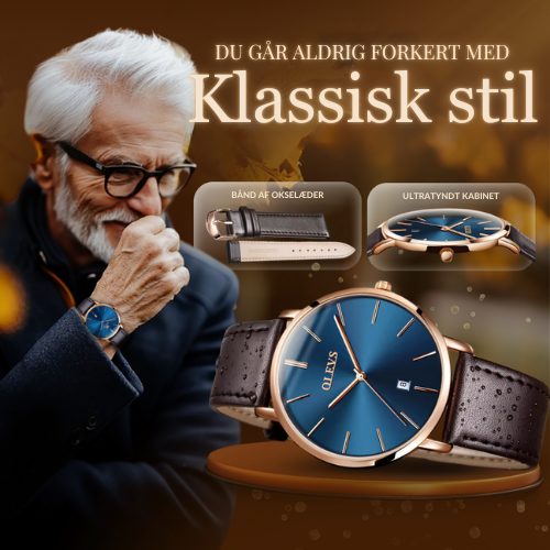 Læderrem Bil Dato Ur