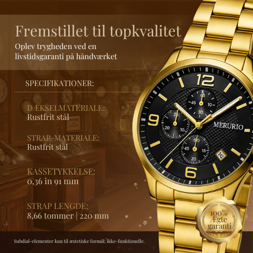 Luksus Herre Armbåndsur
