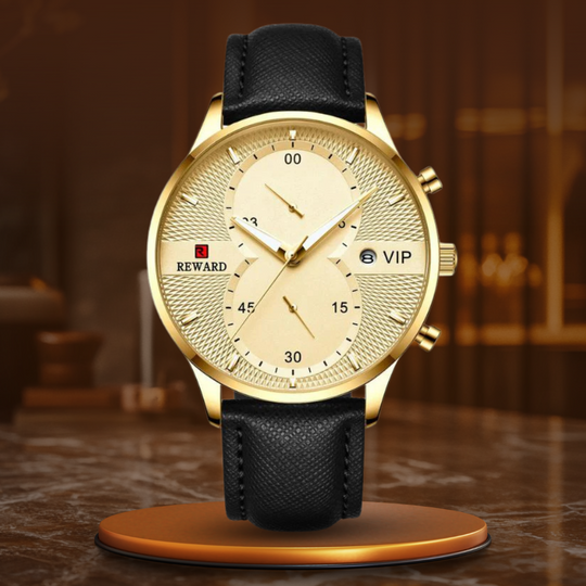 Luksus Kronograf Holdbar Kvarts Ur