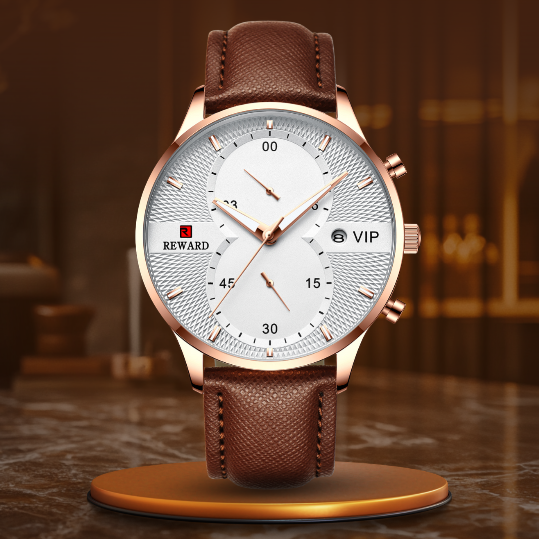 Luksus Kronograf Holdbar Kvarts Ur