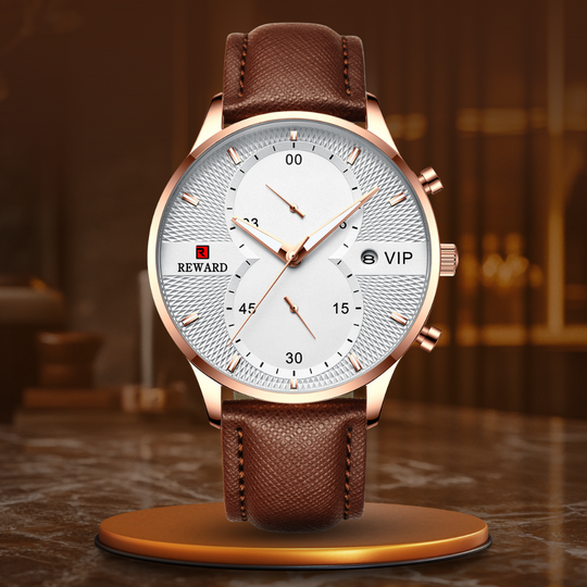 Luksus Kronograf Holdbar Kvarts Ur