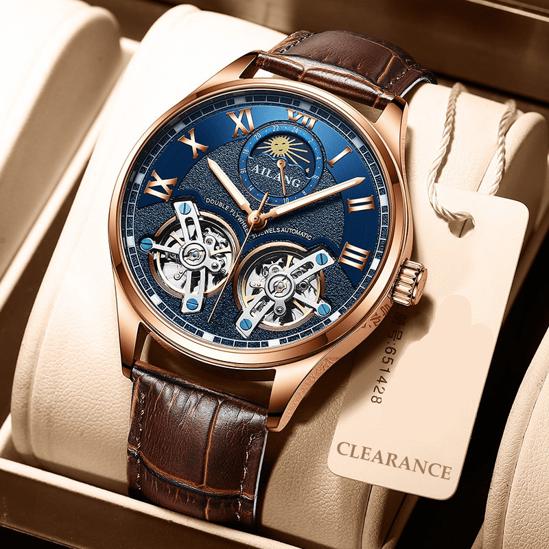 Tourbillon Design Erhvervsmæssig Mekanisk Ur